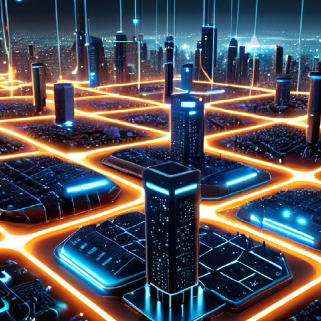**

A futuristic cityscape with decentralized data storage hubs, glowing nodes interconnected across a network. Illustrate enhanced security and censorship resistance. The style should be modern and sleek, emphasizing technological advancement.

**