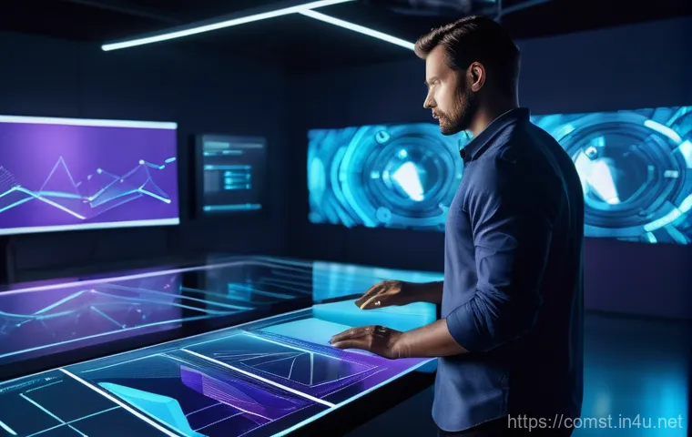 컴퓨터 그래픽스 기초 - **Prompt:** A focused and determined female student, in her early twenties, is diligently studying f...